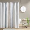 Striped Tribal Pattern Shower Curtain Machine Washable All Season Waterproof Privacy Protection Boho Design Eleganthooksincluded