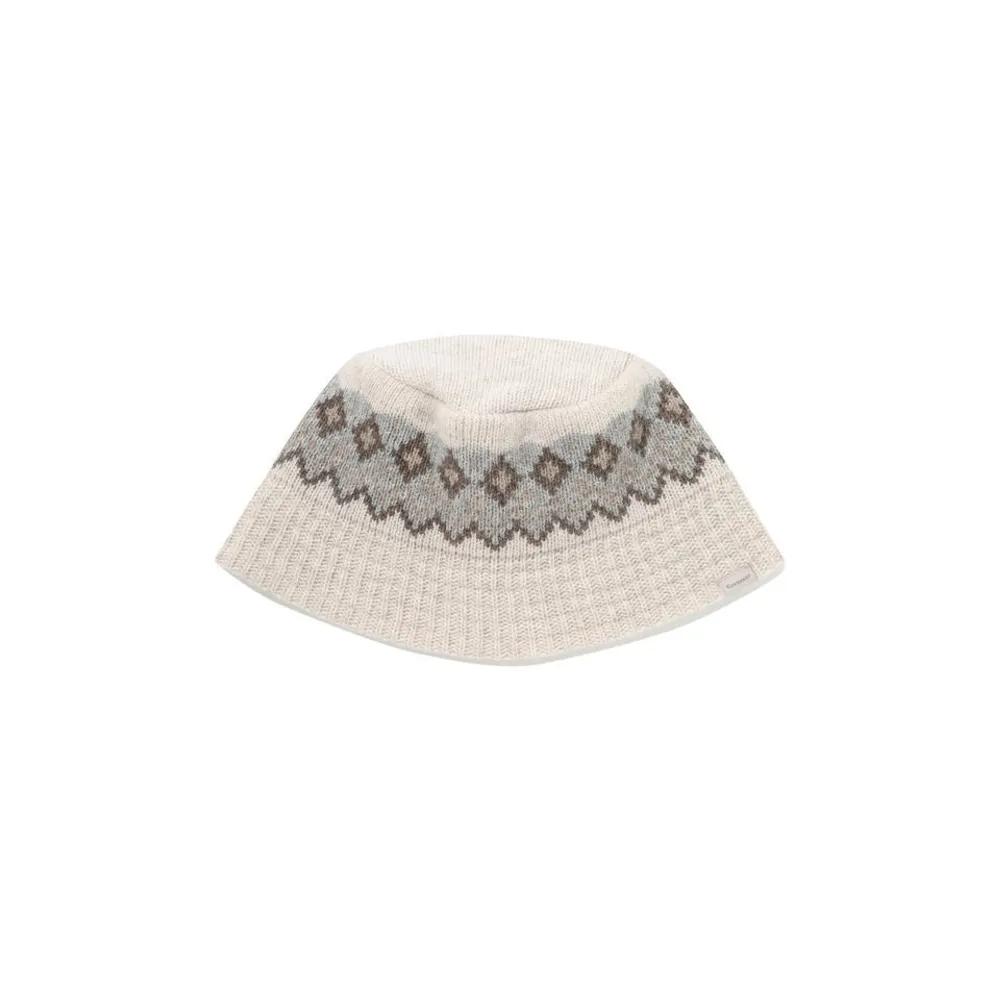 Logo Jacquard Lambswool Bucket Hat Beige CO2504CA07BE F
