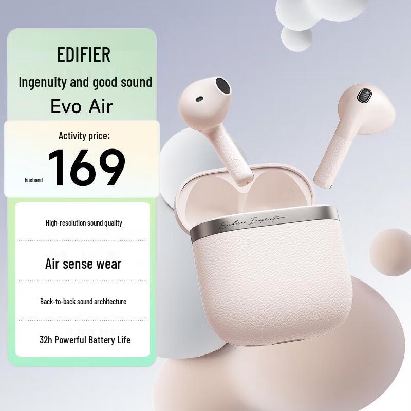 

EDIFIER Evo Air True Wireless Bluetooth Earbuds