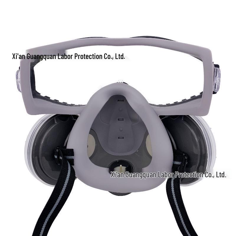 8200 Integrated KN95 Dust Mask with Eye Protection for Industrial and Decoration Use