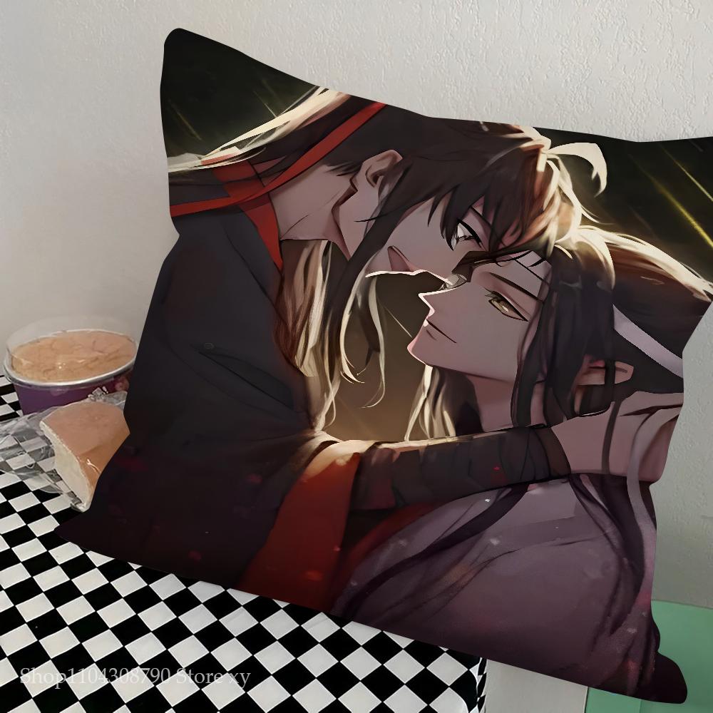 Anime Grandmaster Mo Dao Zu Shi MDZS Pillow Bedroom Sofa Leisure Comfort Cushion Car Living Room Home Decoration