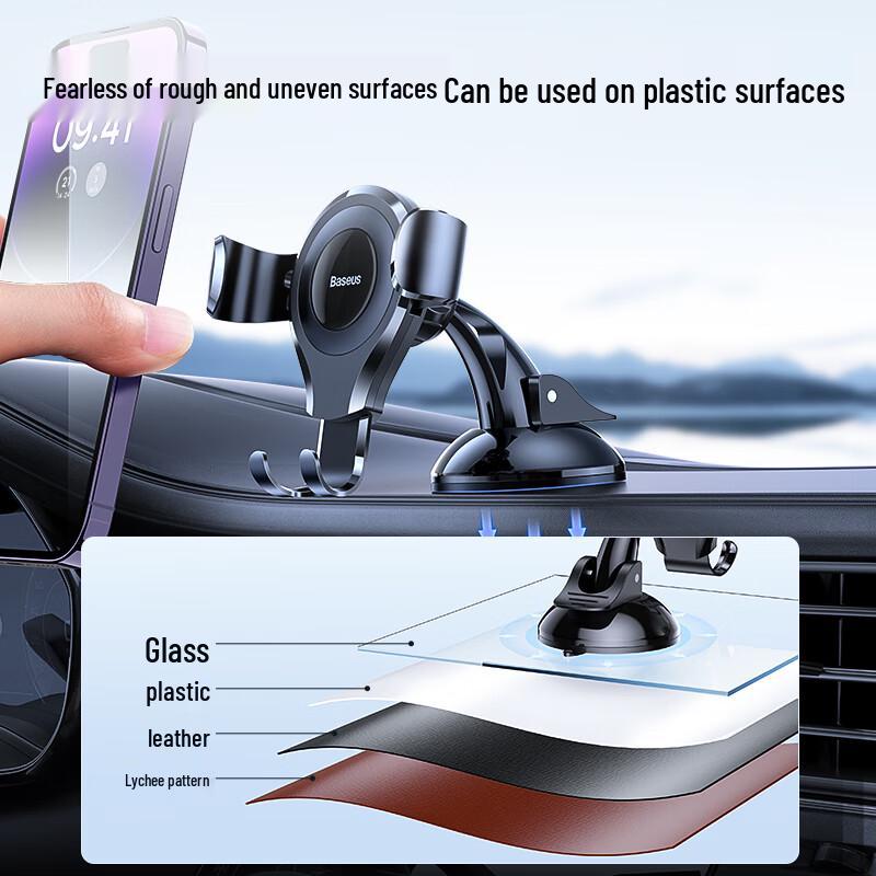 Baseus Gravity Suction Cup Car Phone Holder
