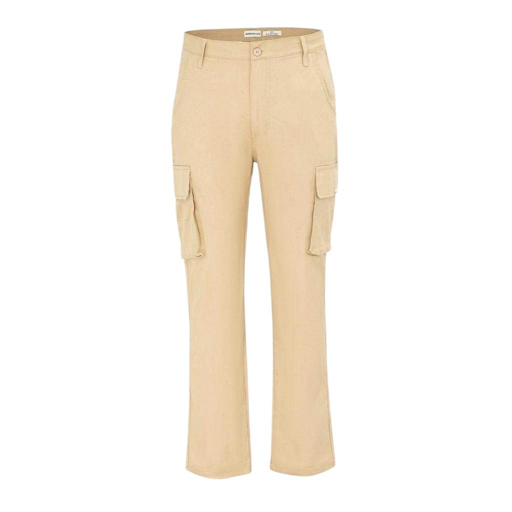 SoulCal Mens Plain Slim Cargo Trousers