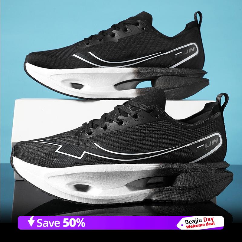 

Беговые кроссовки Тренировочные Специальные Марафон Мужские Спортивные Дышащие Легкие Женские Удобные Нескользящие Повседневные Кроссовки 45 чёрный