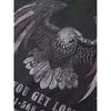 2025 Sexy Eagle Print T-Shirt Short Sleeve Summer New round Neck Retro Short Slim Fit Slimming Top Women
