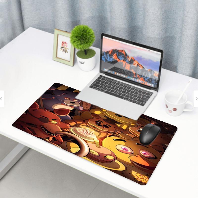 Five Nights At Freddy's Print Mouse Pad, Anti‑Slip Desktop Keyboard Mat, for PC Laptop Gaming Working Daily Use, Cool Festival Surprise Gift