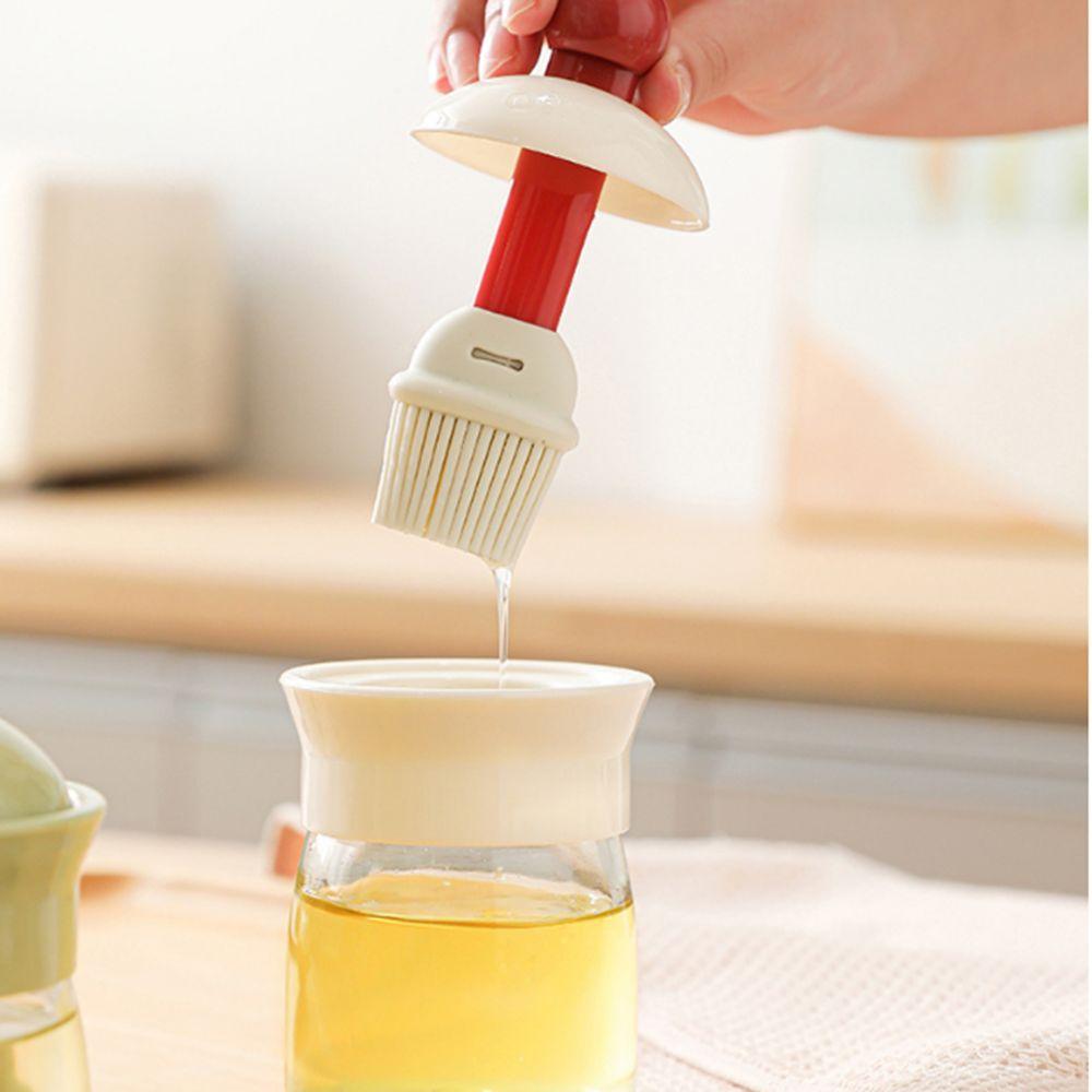 Reusable Oil Brush Bottle Temperature Resistant Silicone Oil Bottle Kitchen Oil Brush  Barbecue