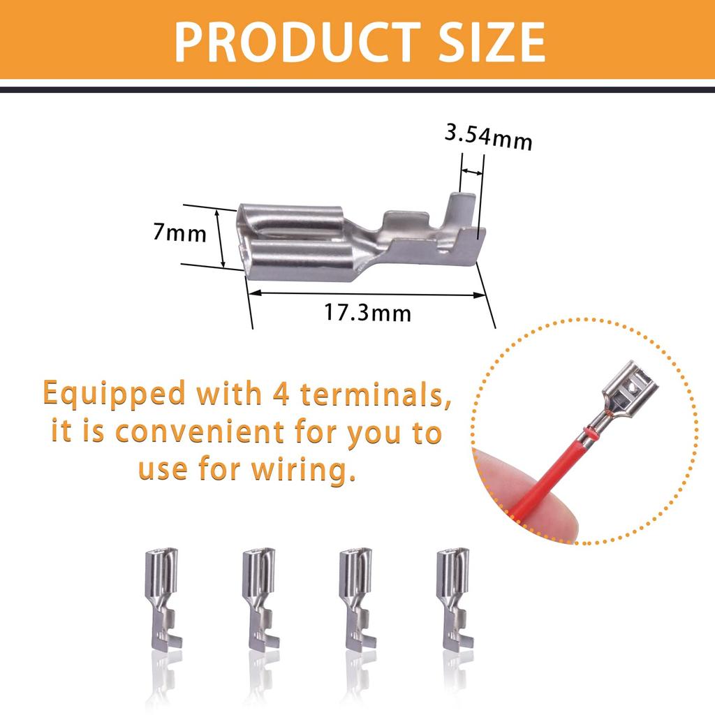 Mankk On-Off Switch 12V 20A 4 P DPST Rocker Switch Panel RV Light Switch For RV Trailers Camper Boats KCD2-7-201-B1-DZ