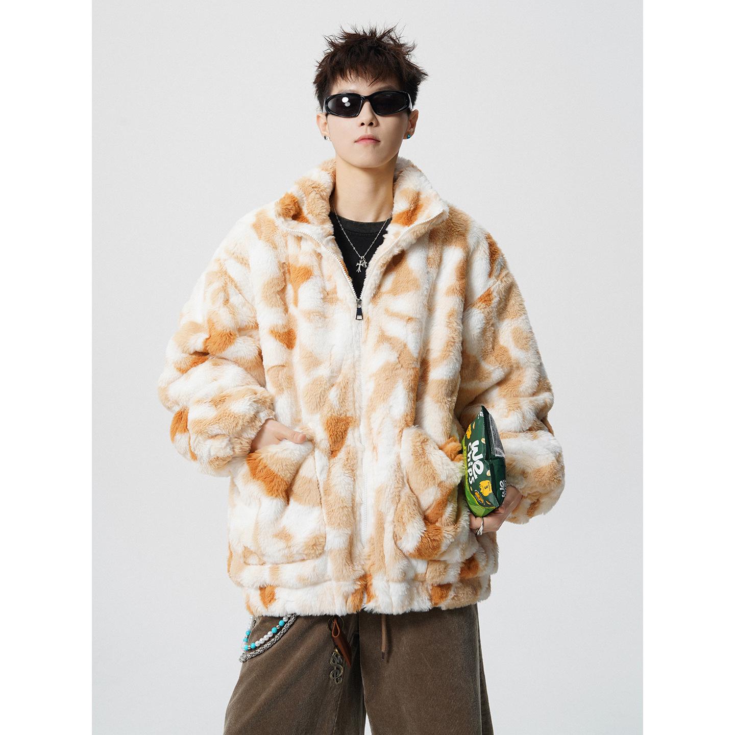 Men`s Tie-Dye Lambswool Cotton Jacket -