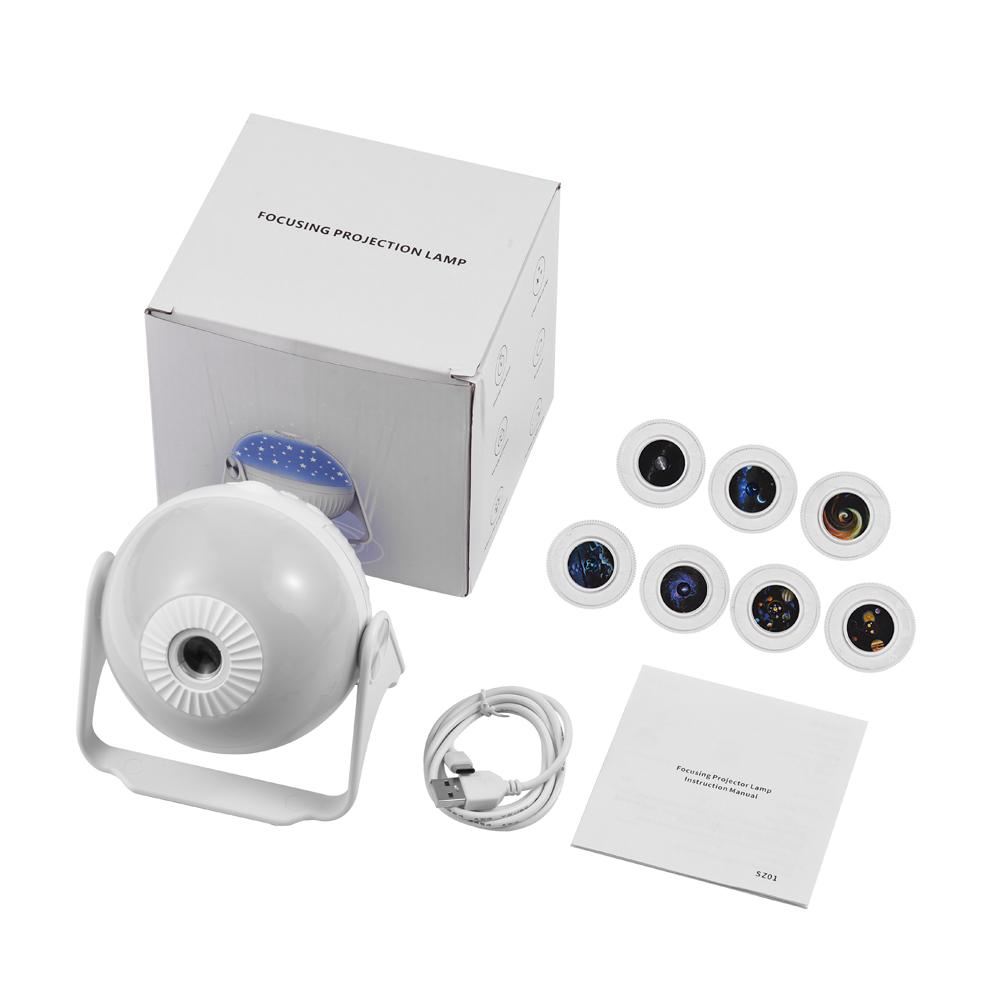 Galaxy Projector Moon lamp-Baby Night Light Star Planetarium Projector 7 In 1 Constellation