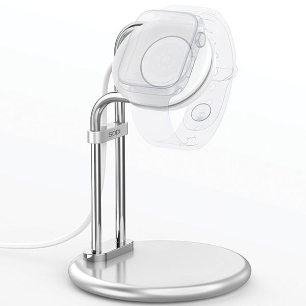 For Apple Watch Stand SAW-300 Induction Silve
