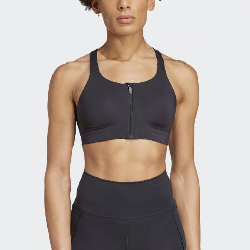 Adidas Womens Training Front Zip Bra Top