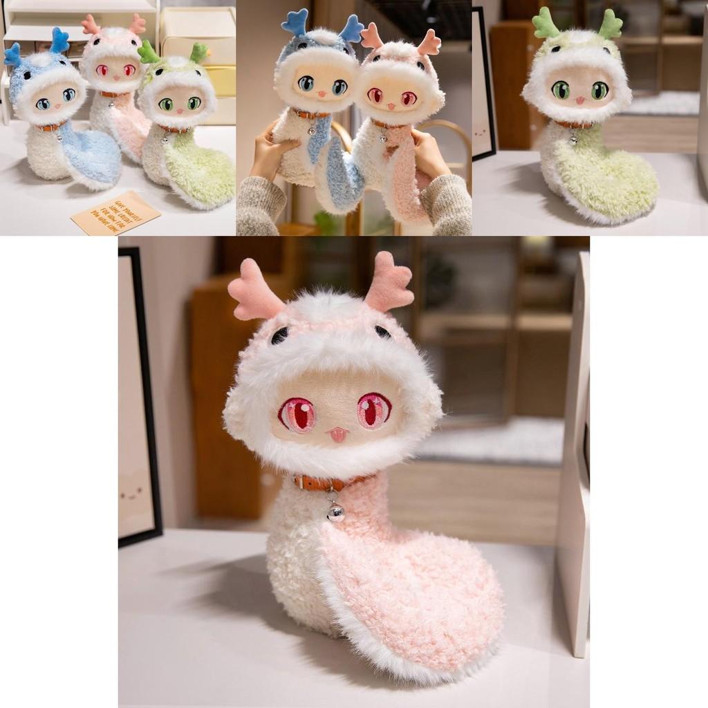 Adorable Plush Snake Toy Colorful Cute Baby Snake Doll Soft Pp Cotton Gift