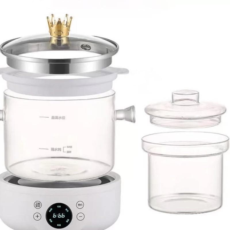 500W Intelligence Multi Functional Health Pot Large Capacity Soup Boiler Teapot Household Timeable Stewing Cookware