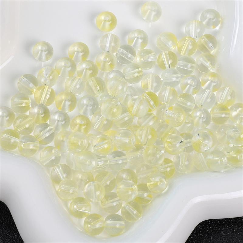 8mm 50pcs/bag Jelly Glass Bubble Beads DIY Necklace Bracelet Earrings Ring Jewelry Accessories