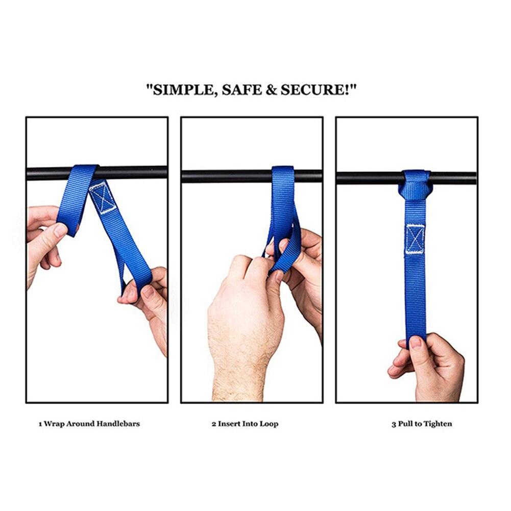 4Pcs Motorcycle Tie Down Luggage Bandage Soft Straps Towing Ropes for Car Motorbike Hauling Belt