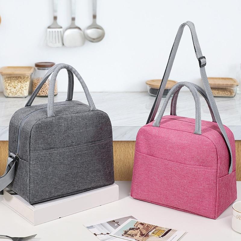 Lunch Bag Tote Bag Leakproof Bento Bag for Women Men Adult Teen Reusable Insulated Lunch Bag for Outdoor Picnic Handbag