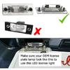 18-SMD White LED License Plate Lights For Volkswagen 2001-05 Passat, 05-10 Jetta