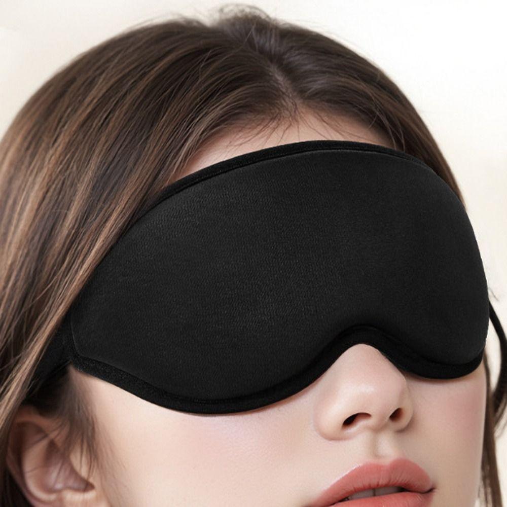 Adjustable Blockout Light Eye Cover Soft Sleeping Aid Eye Mask Universal 3D Sleep Mask  Airplane