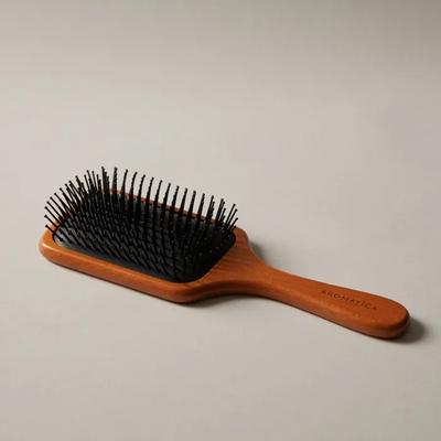 Wooden Scalp Brush | Hairbrush Volume & Curl Paddle Cushion Hair Comb