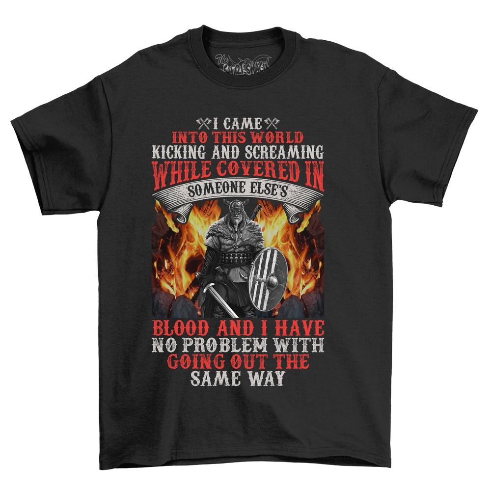 'I Came, I Saw, I Conquered'' Knight T-shirt - Funny Medieval Humor! 100% Cotton,