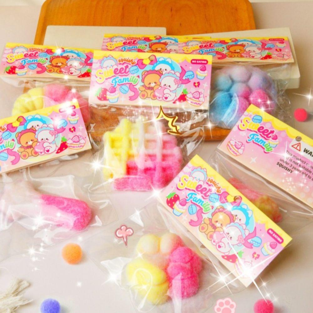 

Красочная выпечка, игрушка с медленным отскоком TPR, милая игрушка-игрушка для животных, уникальный подарок