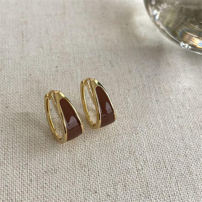 Simple Earrings For Women All Match Minority Earrings Multi-Colored Earrings Can Be Selected