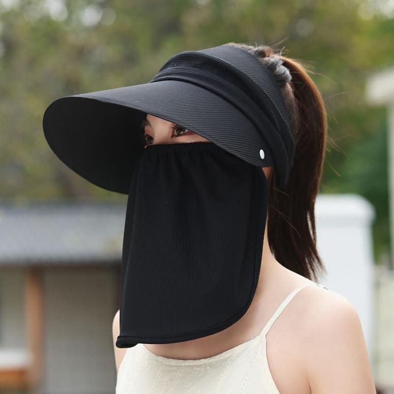Summer Outdoor Sun Hat With Removable Face Shield For Women Lightweight Uv Protection