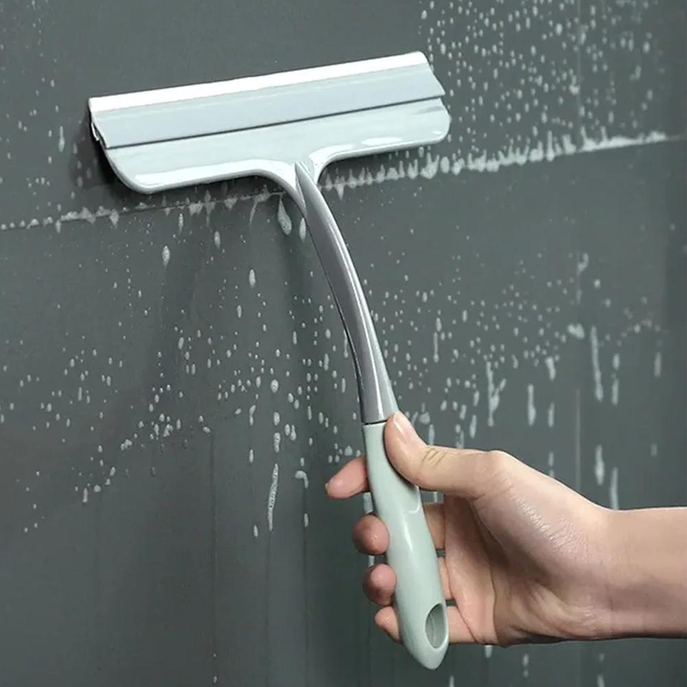 Multi-Purpose Silicone Scraping Washing Household Window Bathroom Kitchen Glass Cleaning Tool Floor Surface Small Wiper