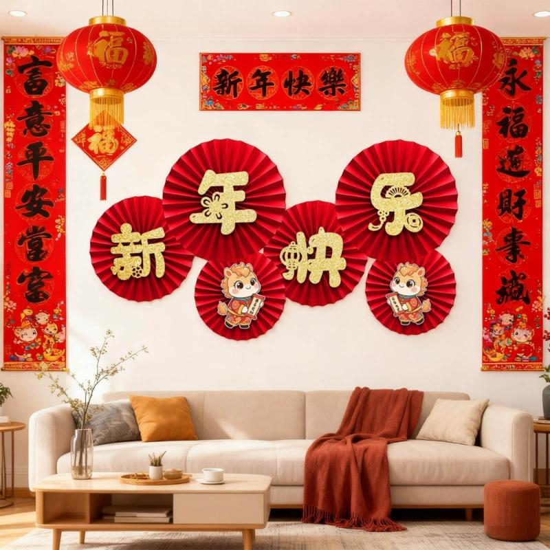 Quick Assembly No Tools Required Paper Fan Decoration For Holiday Parties Corporate Event And Home Decors