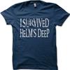 I Survived Helms Deep, Hobbit, Lord of the Rings Printed T-shirt 5063