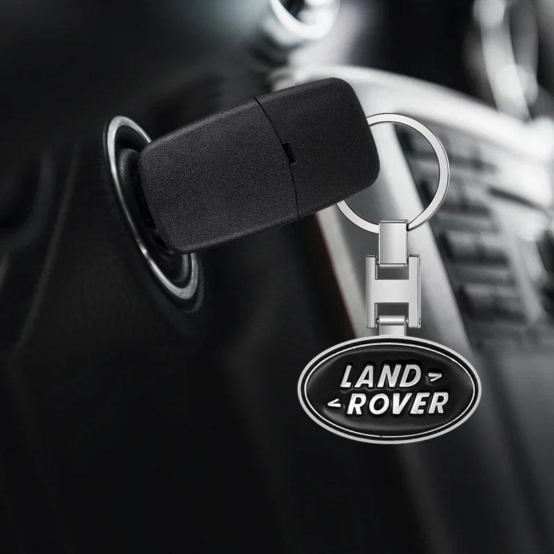Auto Schlüsselanhänger Auto Emblem Geschenk mit Schlüsselring Autozubehör für Land Rover SVR Emblem Freelander 3 SVR L320 L330 Defender Range Rover Evoque