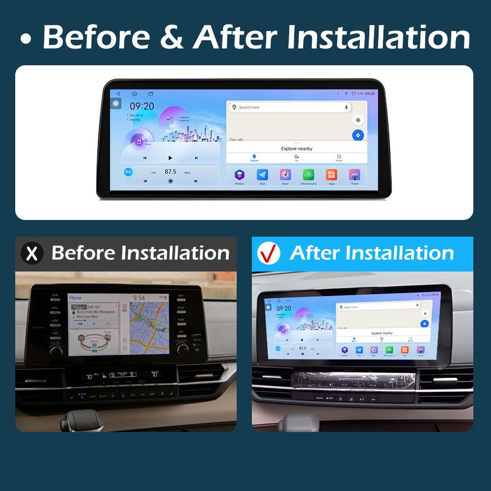 GPS Navigation DSP Sterero for Toyota SIENNA 2021 Bluetooth Android Intelligent System Cooling Fan Touch Screen Accessories WIFI