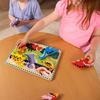 Melissa & Doug Wooden Dinosaur Toy Interlocking Puzzle, Thick, 7 Pieces, Authentic, Product Number 3747