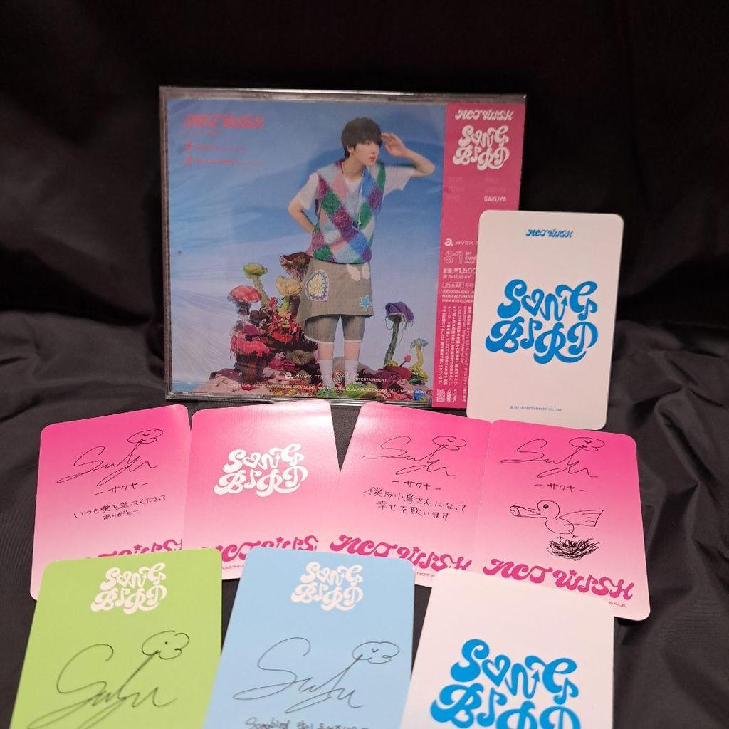 [USED] NCTWISH Songbird Japanese version Sakuya full set