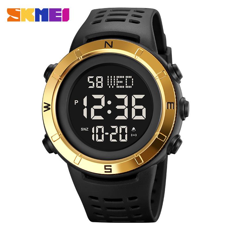 Multifunctional Outdoor Sports Student Electronic Watch New Waterproof Large Dial Watch Men