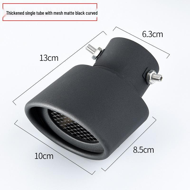 Universal Stainless Steel Tailpipe Muffler Tip Decoration