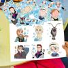 Disney 8 Adesivos de Quebra-Cabeça Congelante Face Maker Crie Seu Próprio Elsa Olaf Anna Adesivos de Quebra-Cabeça de Montagem DIY