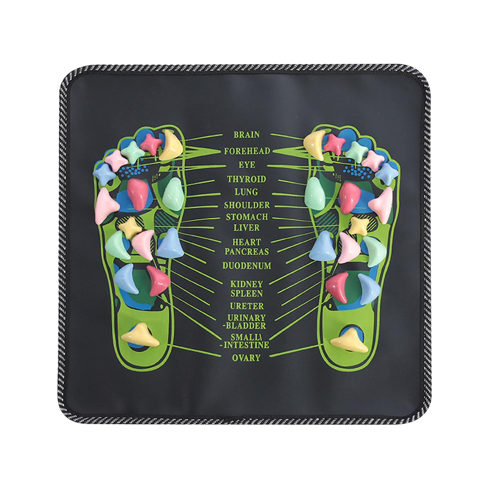 

1 шт. Массажный коврик для акупрессуры стоп, удобный массажер для расслабления мышц ног, инструмент для офисных работников, долго сидящих, пожилых людей