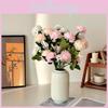 Elegant Artificial Silk Peony Flower Arrangement For Wedding Party Home Decor