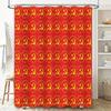 Red Flag Shower Curtain Vintage Soviet Union Communist Symbol Backdrop Decor Artistic Home Textile Modern Bathroom Accessories