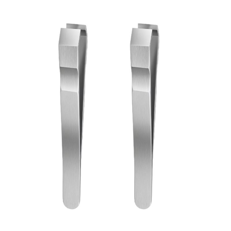 Xiaomi Ultra Wide Stainless Steel Flat Mouth Eyebrow Tweezers for Eyebrow and Beard Removal, Precision Beard and Eyebrow Clips