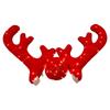 Christmas Car Antlers Christmas Deer Horn Car Kit Elk Antlers Christmas Decoration Car Kit Auto Holiday Accessories