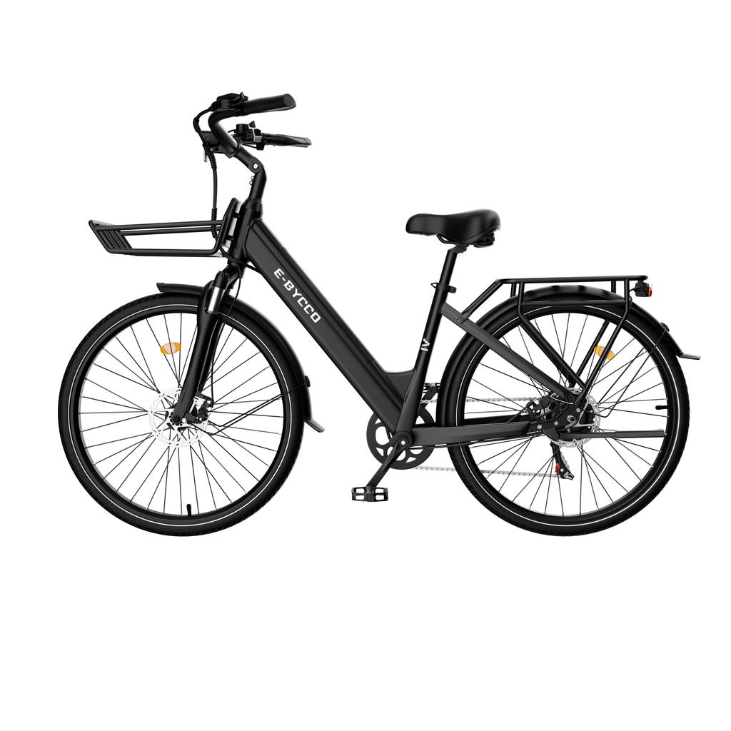 E-BYCCO V1 Stadt Komfortables Elektrofahrrad 36V15.6AH Akku 500W Motor 25KM/H Höchstgeschwindigkeit 28 Zoll Reifen Stadte-Bike Für Unisex