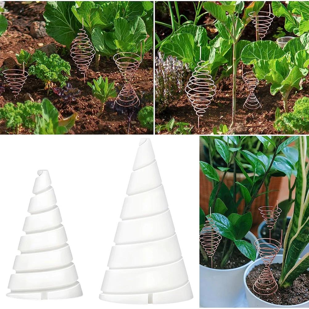Essential Gardening Tool Reusable Gardening Wire Antenna Jigs White Spiral Coil Wire Winding Fibonacci Coil Winding Jig