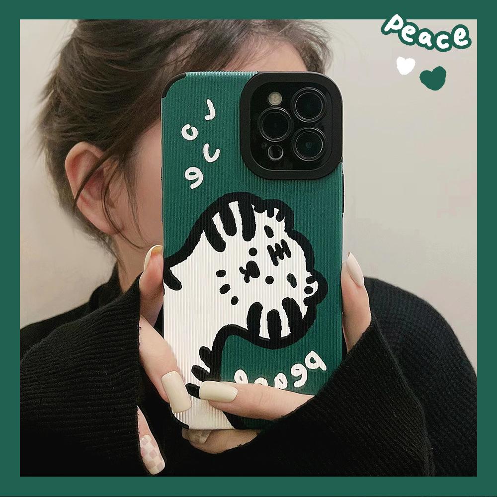 Retro Tiger Suitable for 13promax Mobile Phone Case Iphone12 Apple 11 Leather 15 Protective Case Xr Pupil Eye 14