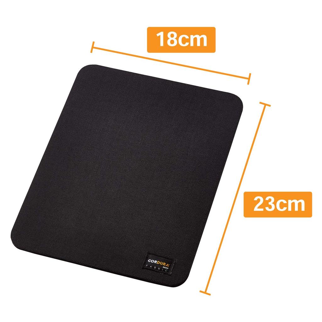 Elecom COUDURA Mouse Pad (High Durability X High Strength), Black, MP-CD01BK