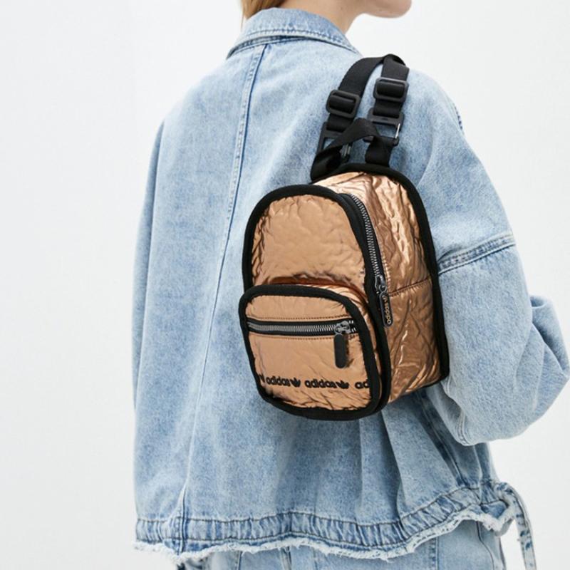 Adidas Originals Polyamide Backpack Mini Women's Gold Adidas GF3188