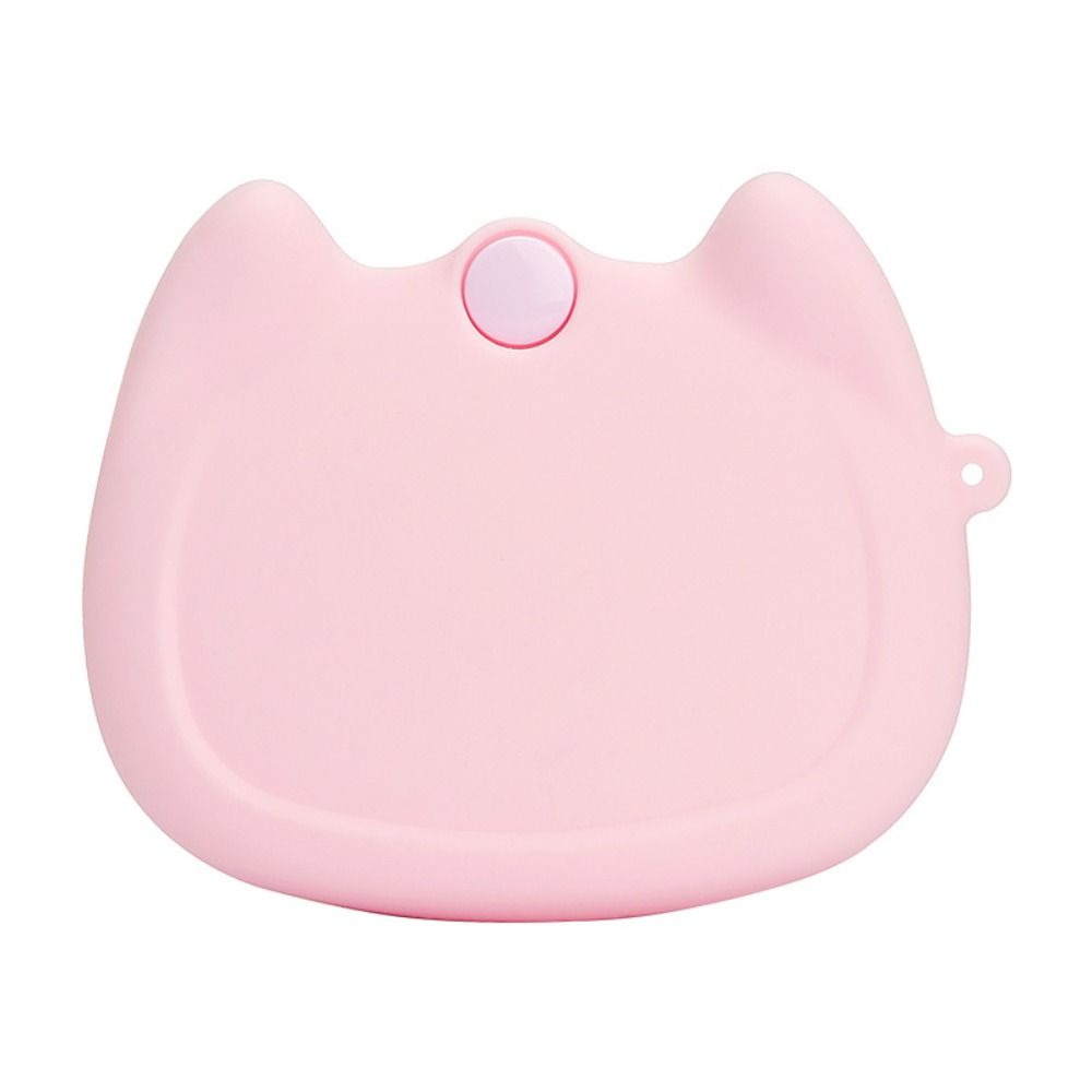 Soft Denture Storage Box Cartoon Cat False Teeth Protective Case  Tooth Care Tool
