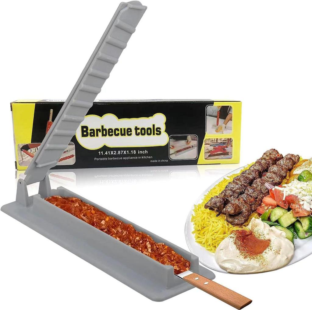 Outdoor BBQ Skewer Maker: Handmade Grill Pan for Cross-Border Grilling